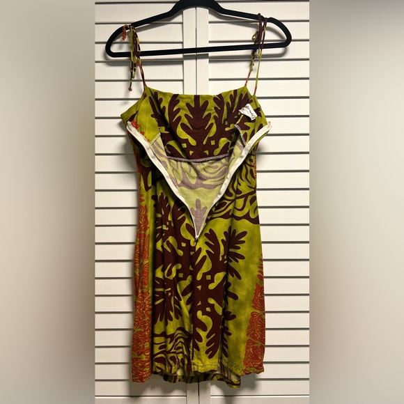 Manuhealii Green and Brown Sarong Swim Cover-Up - Picture 2 of 5